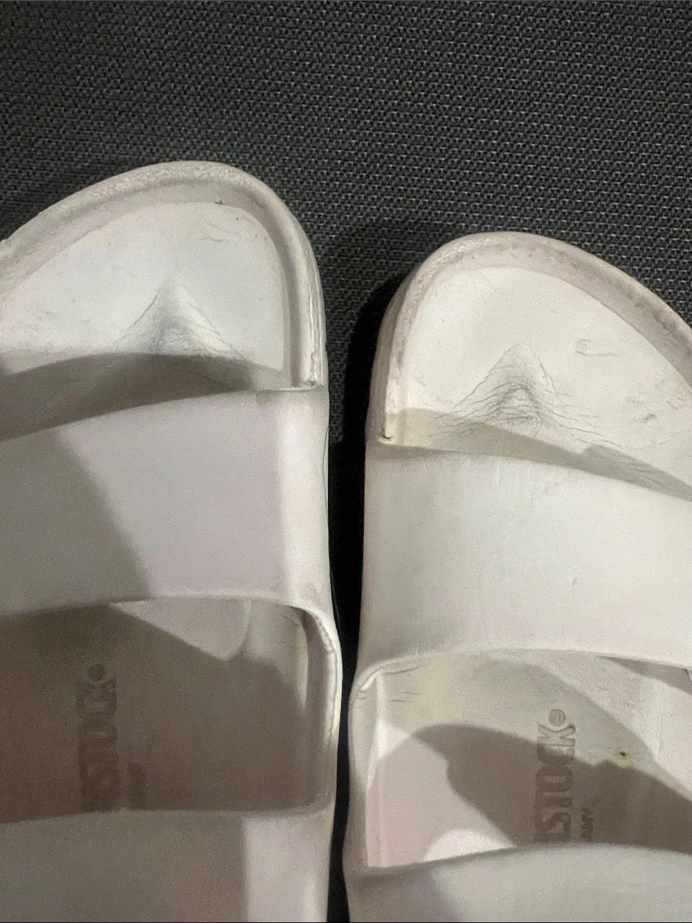 Birkenstock Kids White Double-Strap EVA Sandals